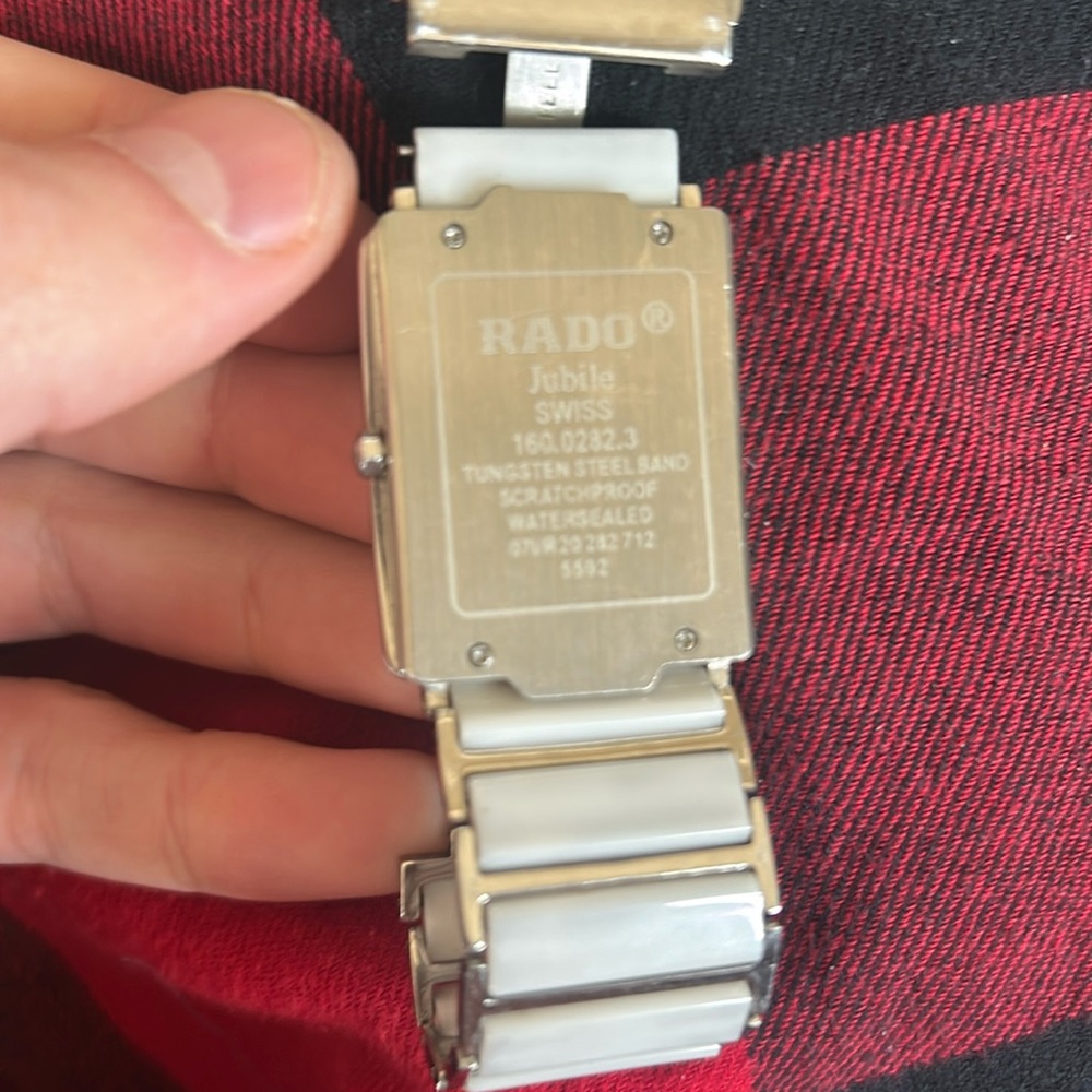 White rado watch